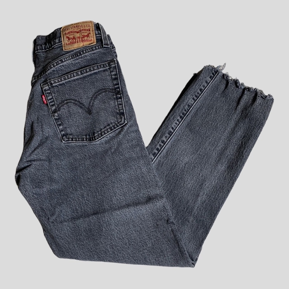 Black Denim Levi Pants